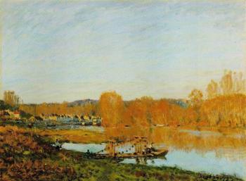 阿爾弗萊德 西斯萊 Autumn - Banks of the Seine near Bougival